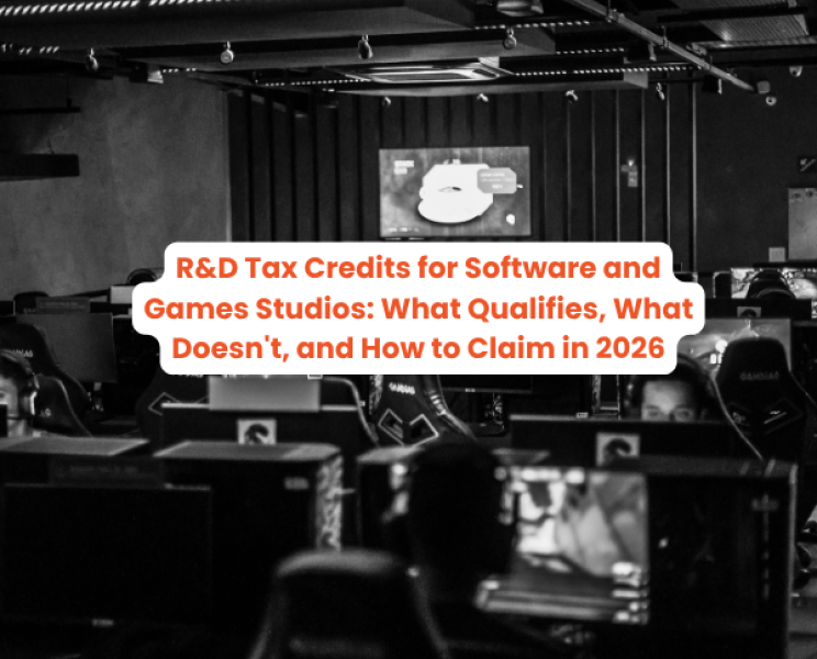 R&D Tax credits for software and gaming studios